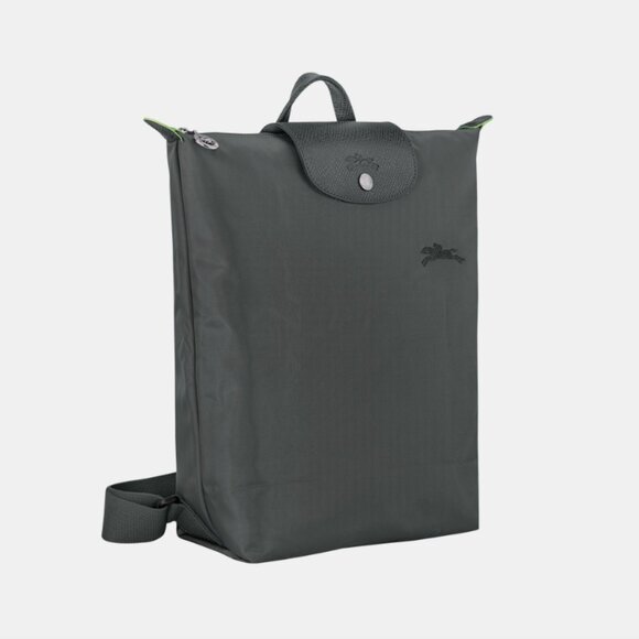 NEW Longchamp Le Pliage M Backpack Graphite Grey - Picture 3 of 12